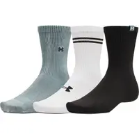 Under Armour SPORTSWEAR COTTON 3PK Unisex ponožky, čierna, veľkosť