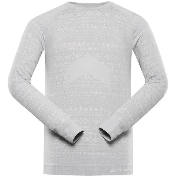 ALPINE PRO AMBOS Pánske funkčné spodné tričko, sivá, veľkosť XL/XXL