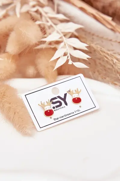 Náušnice Boto Reindeer z chirurgické oceli