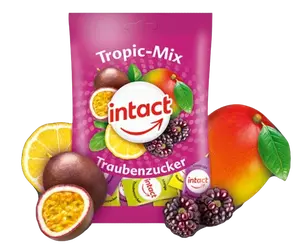 INTACT Hroznový cukr TROPIC MIX 75 g