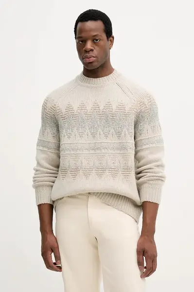 Sveter s prímesou vlny BOSS Orange Karombo