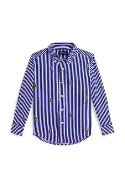 Detská bavlnená košeľa Polo Ralph Lauren