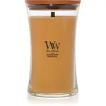 Woodwick Opulent Wood Golden Bourbon vonná svíčka s dřevěným knotem (hearthwick) 609.5 g