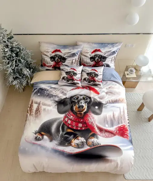 3D Flanelové povlečení z mikrovlákna FROSTY RIDER barevné + povlak na polštářek 40x50 cm zdarma Rozměr povlečení: 70 x 90 cm | 140 x 200 cm