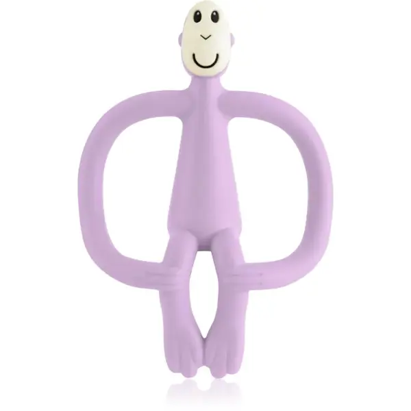 Matchstick Monkey Teething Toy and Gel Applicator kousátko s kartáčkem 2 v 1 Lilac 1 ks