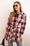 Dámská károvaná flanelová košile