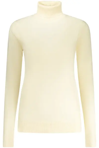 Krémový rolákový sveter