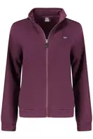 Fialová mikina se zipem