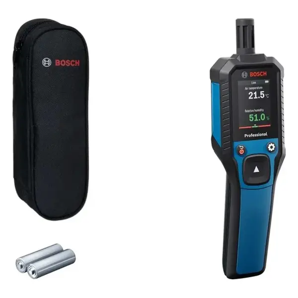 Bosch - Digitálny vlhkomer s teplomerom GDH 1-17 0601078400