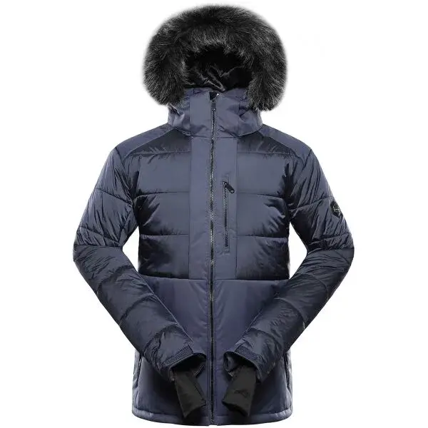 ALPINE PRO NADDR Pánská lyžařská bunda, tmavě modrá, velikost 4XL