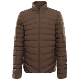 ALPINE PRO RETER Pánská péřová bunda, hnědá, velikost