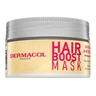 Dermacol Hair Boost Super Blonde & Intensive Care Mask vyživující maska pro blond vlasy 200 ml