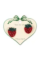 Detské sponky Konges Sløjd 2 PACK STRAWBERRY BEADED HAIR CLIP 2-pak