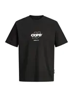 JACK & JONES Tričko 'JCOClub'  čierna / biela