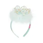 Souza! Čelenka do vlasů Alexandra s korunkou, světle mátová