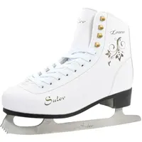Sulov LEONA Dámske krasokorčuliarske korčule, biela, veľkosť