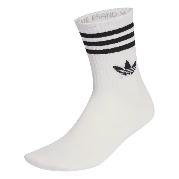 ADIDAS ORIGINALS Ponožky '3-STRIPES CREW 10 PAIRS'  čierna / biela