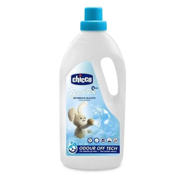 Chicco 6x Prostředek prací dětský Sensitive 1,5 l (27 praní)