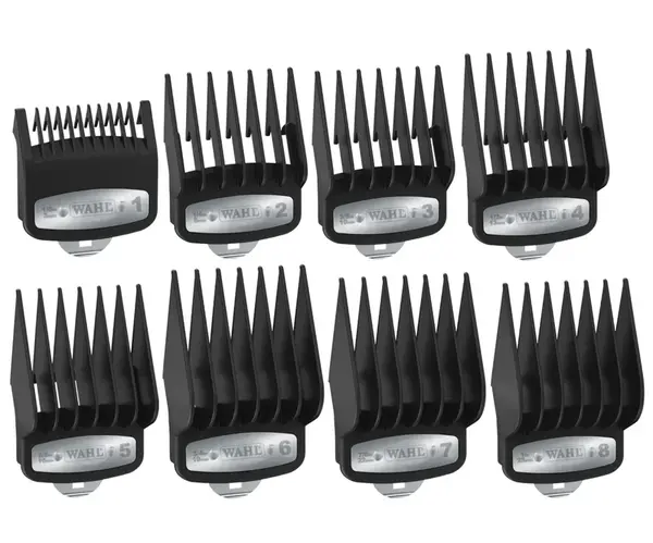 Sada náhradních nástavců s kovovou sponou Wahl 3171-500 - 8 ks + dárek zdarma