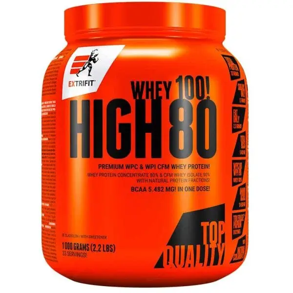 EXTRIFIT HIGH WHEY 80 1000 G Protein, , velikost 1 KG