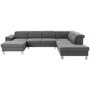 Xora SEDACÍ SOUPRAVA, textil, šedá