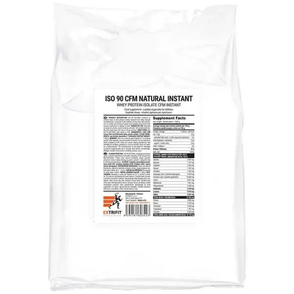 EXTRIFIT ISO 90 NATURAL 1000 G Protein, , velikost 1 KG