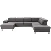 Xora SEDACÍ SOUPRAVA, textil, šedá