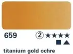 Akvarelová barva Horadam 1/2 – 659 titanium gold ochre