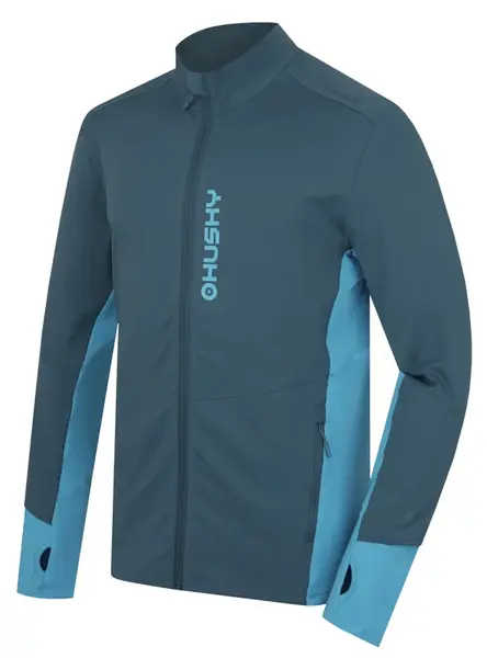 Husky Tame zip M M, blue Pánská mikina se zipem