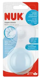 NUK Ochranný prsní klobouček + box 2 ks