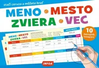 Trhací blok - Meno, mesto, zviera, vec