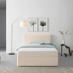 P & B AMERICKÁ POSTEL, 120/200 cm, béžová