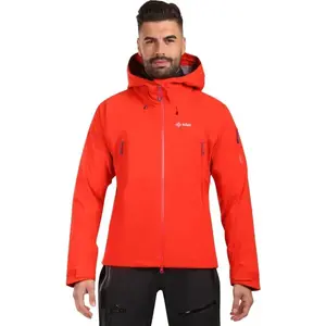 KILPI TRINITY Pánská hardshellová bunda, červená, velikost XXXL