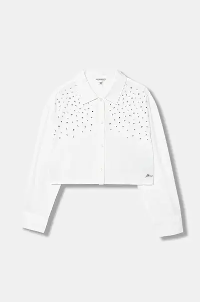 Dětská bavlněná košile Guess