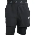 adidas GYM+ 2IN1 SHORT Pánske športové kraťasy, čierna, veľkosť