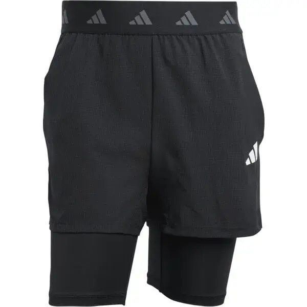 adidas GYM+ 2IN1 SHORT Pánske športové kraťasy, čierna, veľkosť