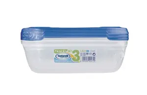 Tontarelli Dóza na potraviny Nuvola obdélníková 1,15 l 3 ks modrá