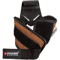 Power System Power Hooks posilňovacie háky farba Brown L 1 ks