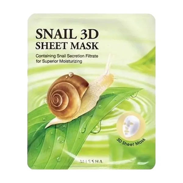 Missha Snail 3D obnovující plátýnková maska 23 g