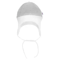 New Baby Kojenecká čepička  The Best šedá, vel. 86 (12-18m)