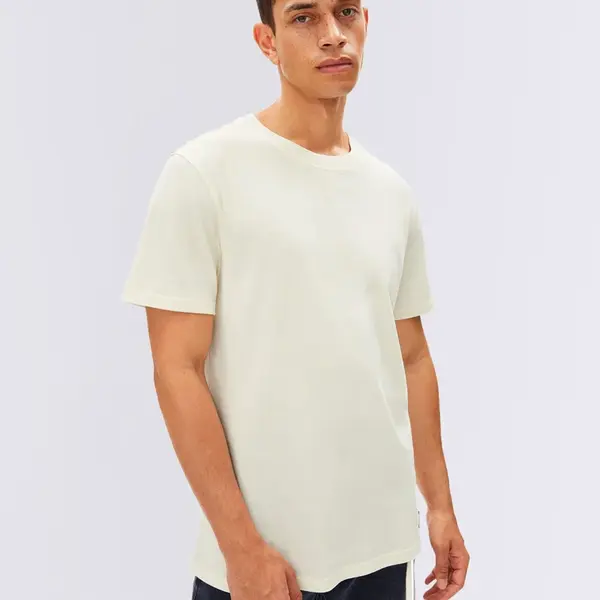 Tričko Armedangels Maarkos 1609 oatmilk