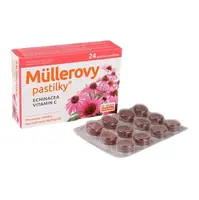 DR. MÜLLER Müllerovy pastilky s echinaceou 24 kusů ZP