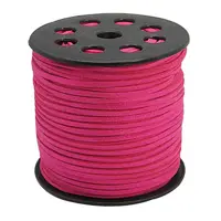 Glitter Powder Faux Suede Cord