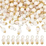 100Pcs Natural Freshwater Shell Charms