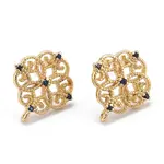 Brass Stud Earring Findings