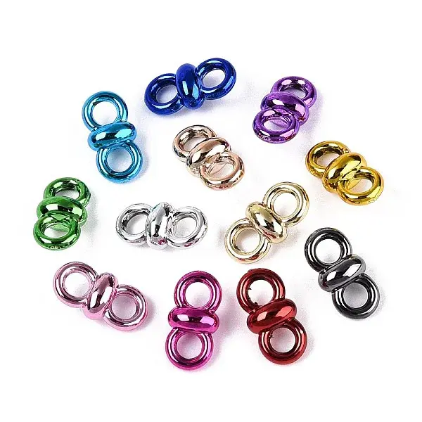 UV Plating Opaque Acrylic Links/Connector Charms