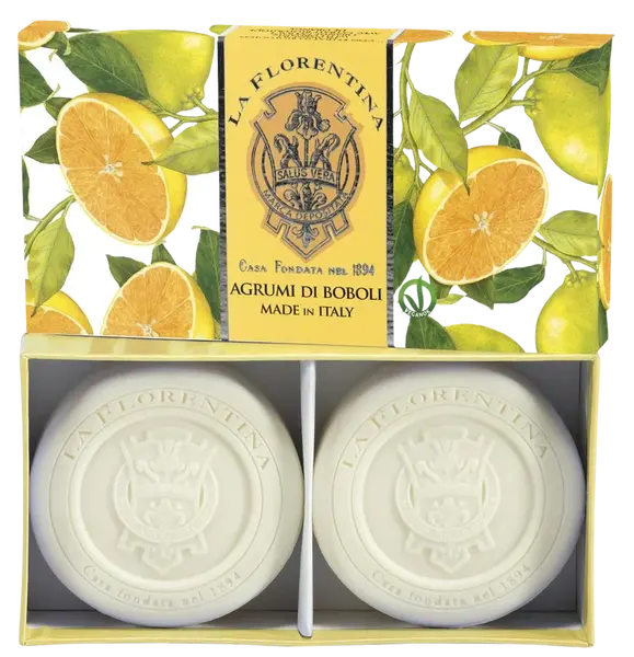 LA FLORENTINA Kazeta mýdel Agrumi di Boboli 2 x 115 g