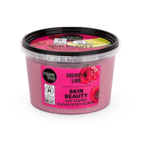 Organic Shop Tělový peeling Třešeň a limetka 250 ml