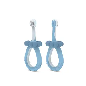 Suavinex Baby Dětský kartáček na zoubky 1 ks modrý