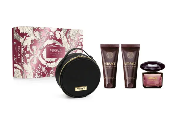 Versace Crystal Noir dárkový set pro ženy 4 ks
